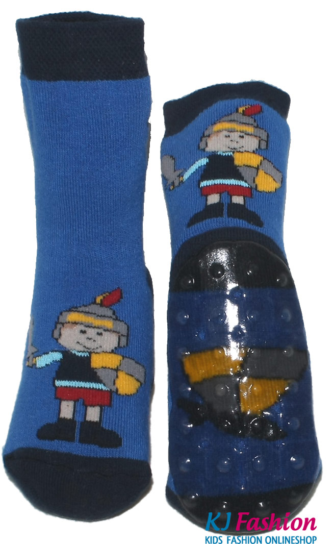 Stopper Socken / Stoppis von EWERS Modell kleiner Ritter in Kobalt/ Navy 27086-1261