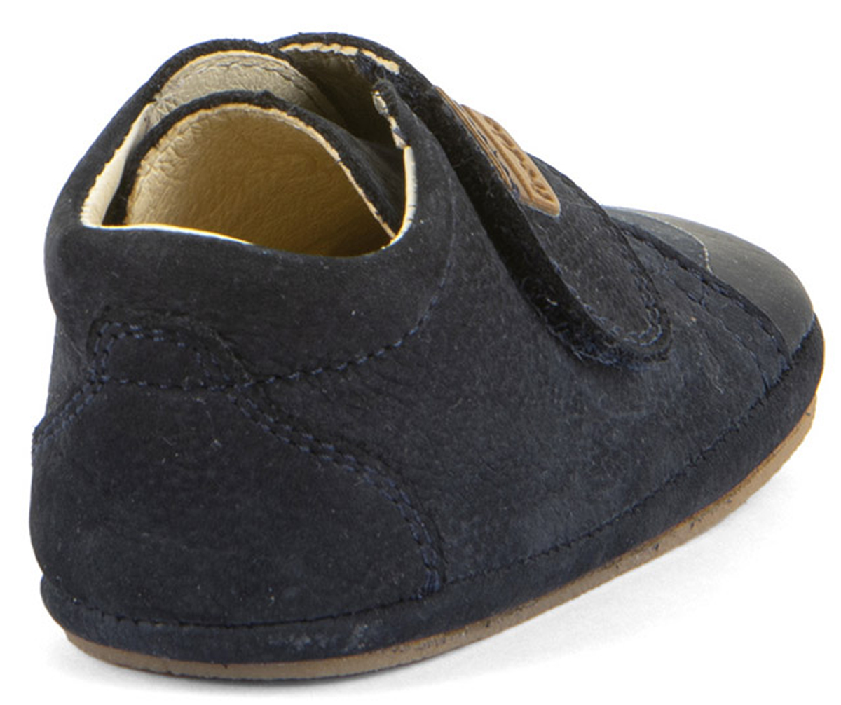 First Walk Lederschuhe in Dark Blue mit soft- knautschiger Minimalsohle von FRODDO Barefoot G1130024