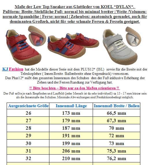 Trendige Low Top Sneaker * DYLAN * Glattleder / Barfußschuhe in Grau / Hellgrau von KOEL 07M045.121