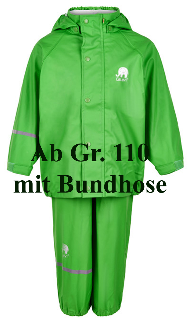 Basic Regenset Uni Farben in Grasgrün (974) Wassersäule 5000 von CeLaVi  1145-974