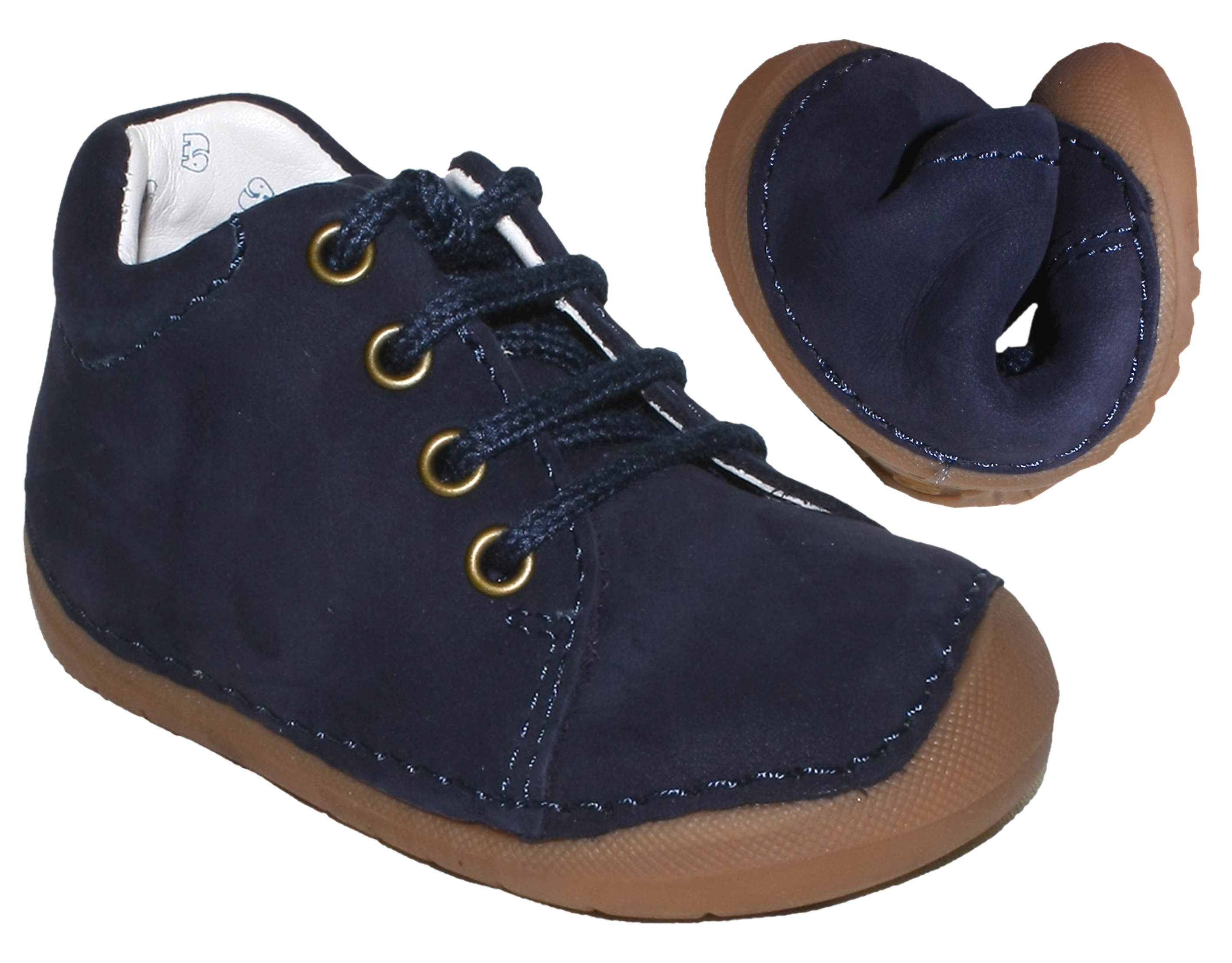 Flexible Halbschuhe/ Schnürer in NAVY Modell LULU, WMS: M Serie: El Chico von ELEFANTEN selected