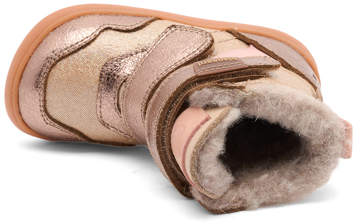 Winterstiefel + TEX Membran & Schafswollfutter in Rose Gold Glitzer von BISGAARD > Timo TEX