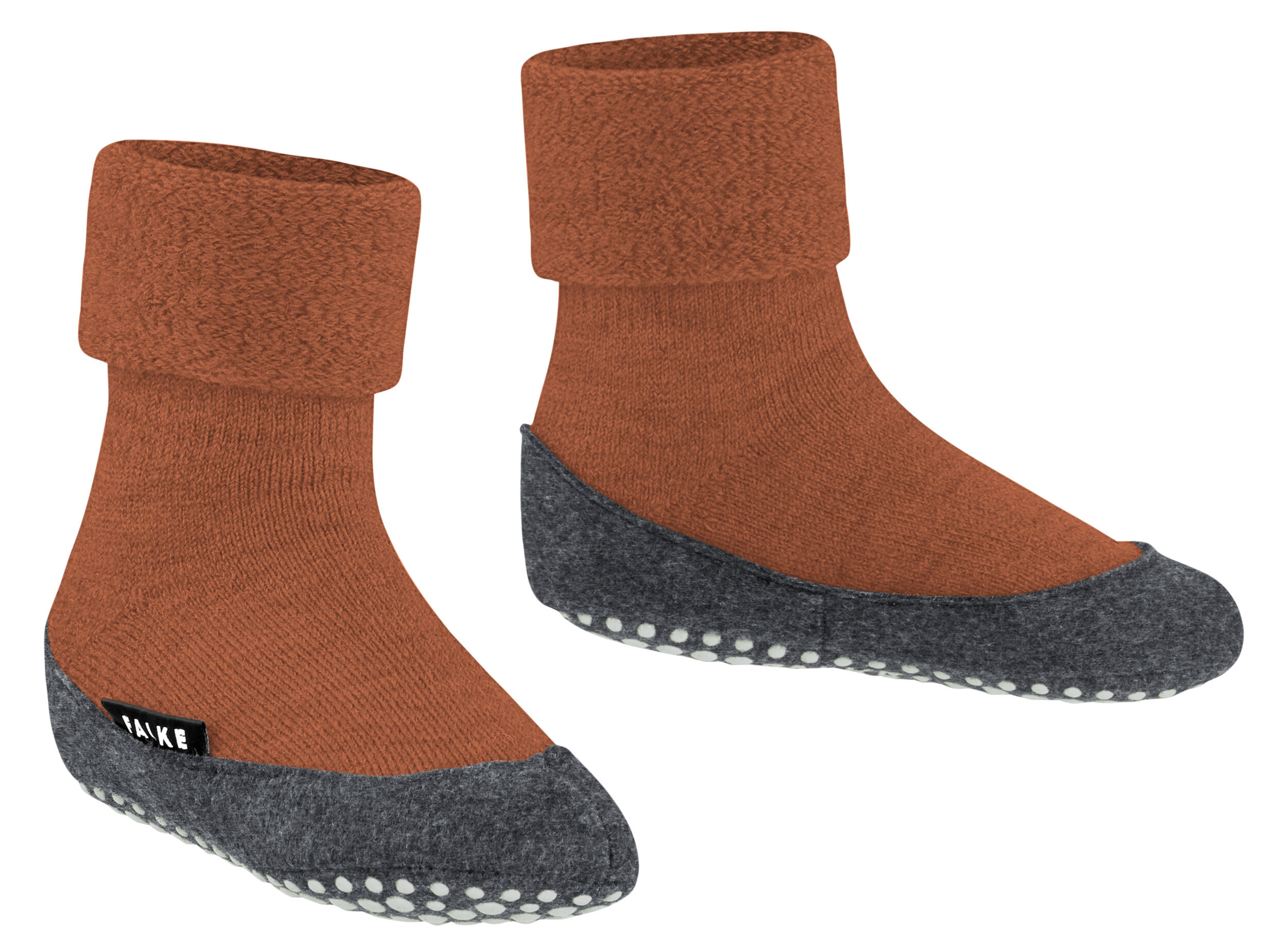 COSYSHOE - Warm haltender & rutschsicherer Hausschuh aus Wolle von FALKE in TERRA