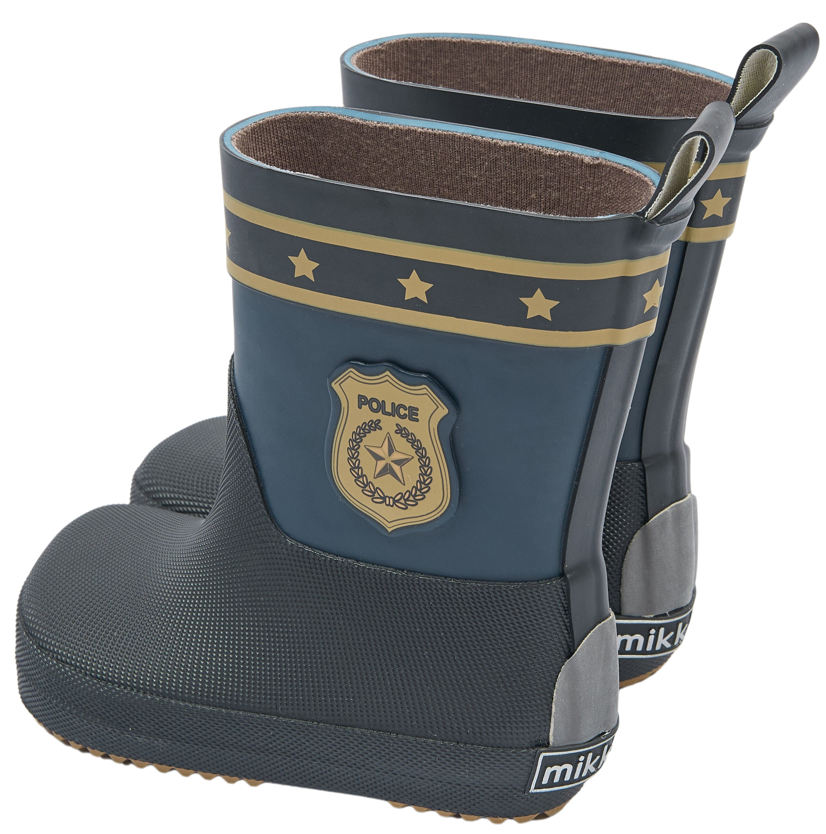 Barfußgummistiefel in tollen Designs von MIKK LINE Modell 38081 Police