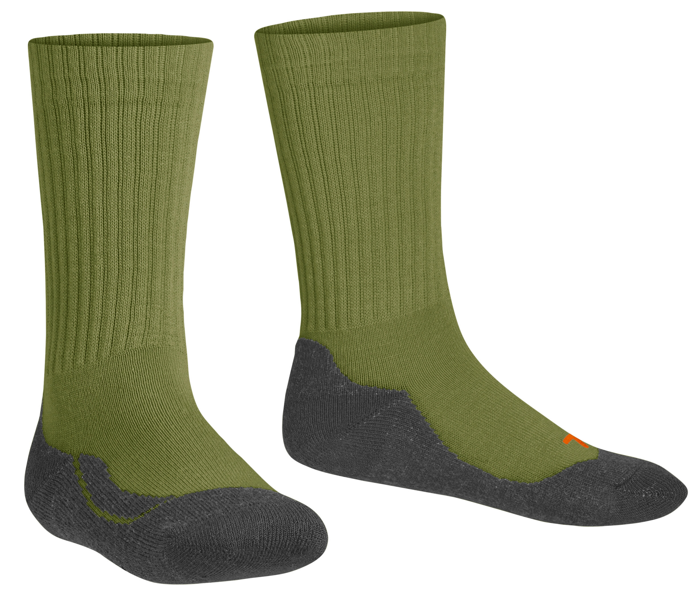 FALKE Active Warm in Waldgrün, Anatomische Rechts / Links Form, Plüschsohle, Feuchtigkeitsabführend