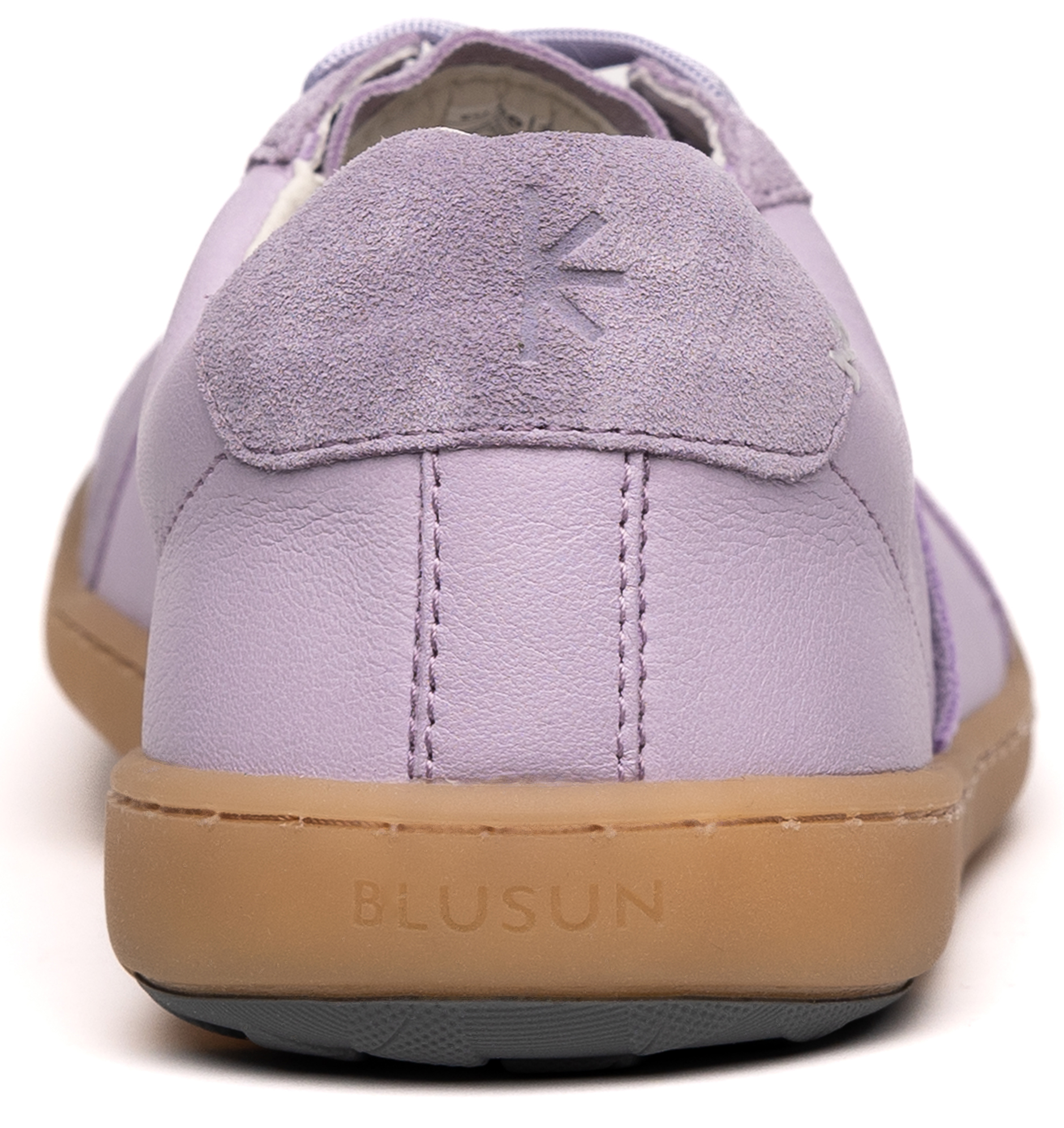 Schicker Barfuß Sneaker in hellem Flieder / Lila von BLUSUN aus weichem Leder BLSN-200 Lilac
