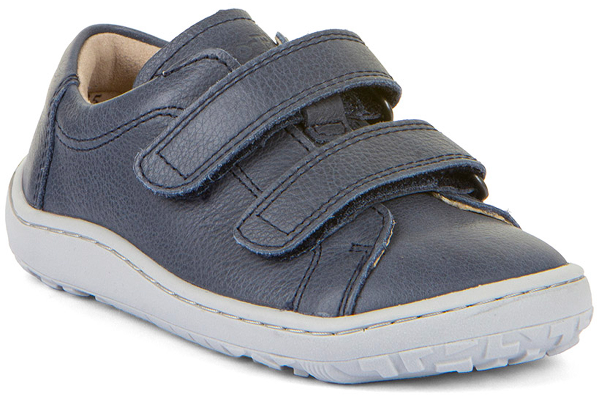 Mega flexible Sneaker *Barefoot Basic * aus Leder in Dark Blue Uni v. FRODDO G3130240