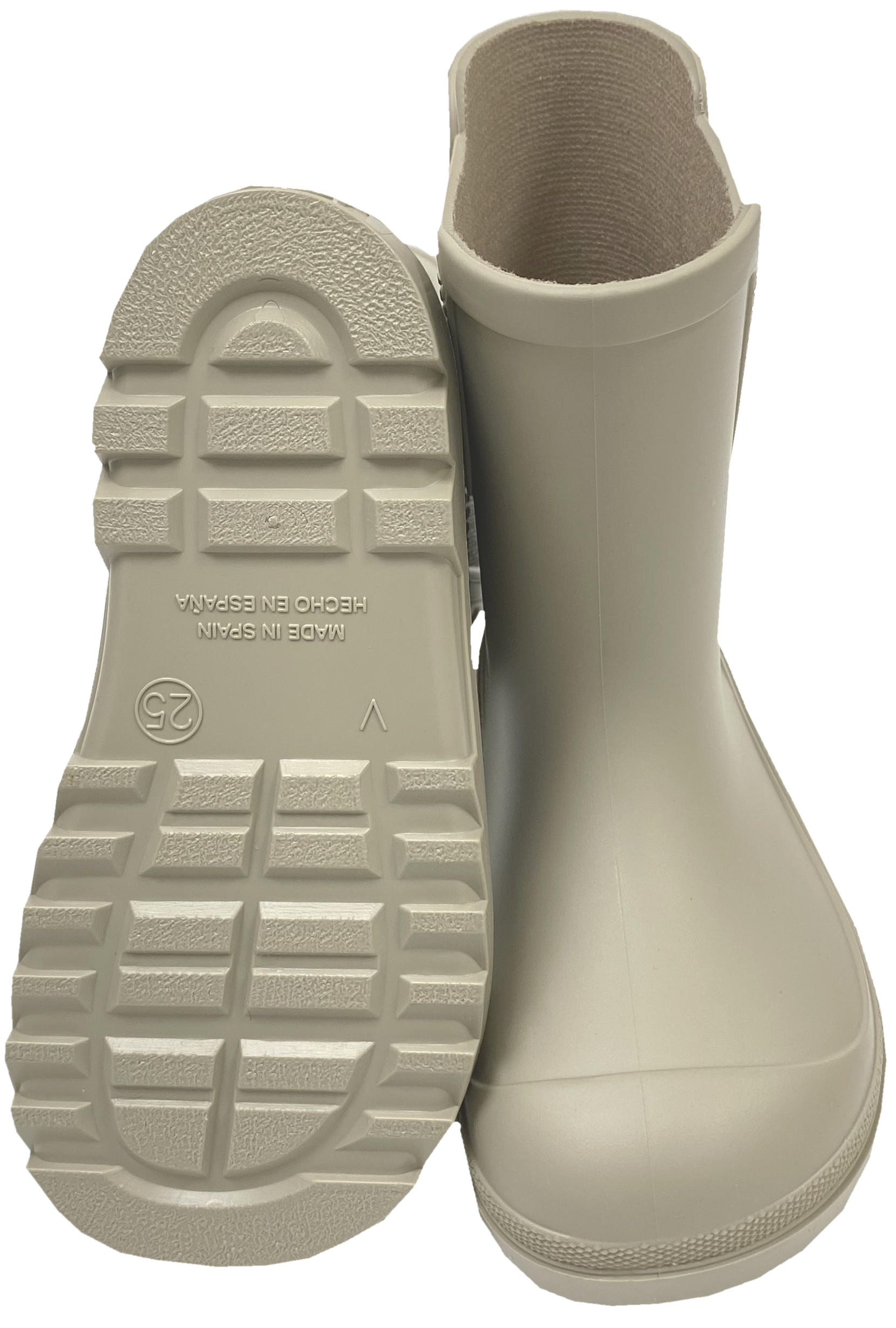 Leichte & flexible Barfußgummistiefel Xtra breite Zehenbox von IGOR * Verona * in Piedra / Beige