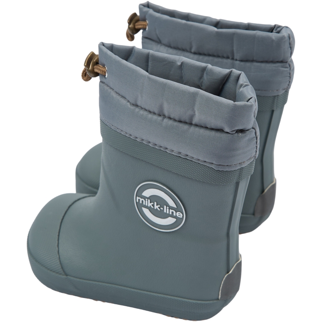 Barfuß Gummistiefel Winterfutter Wollmix in Sedona Sage Uni von MIKK LINE