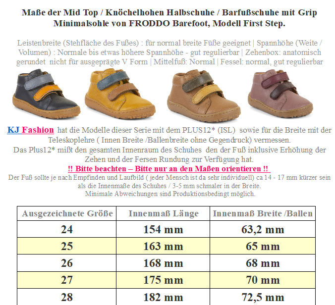 Barfußschuhe knöchelhoch aus Nappaleder von FRODDO in Alt Rosa *First Step* G2130369