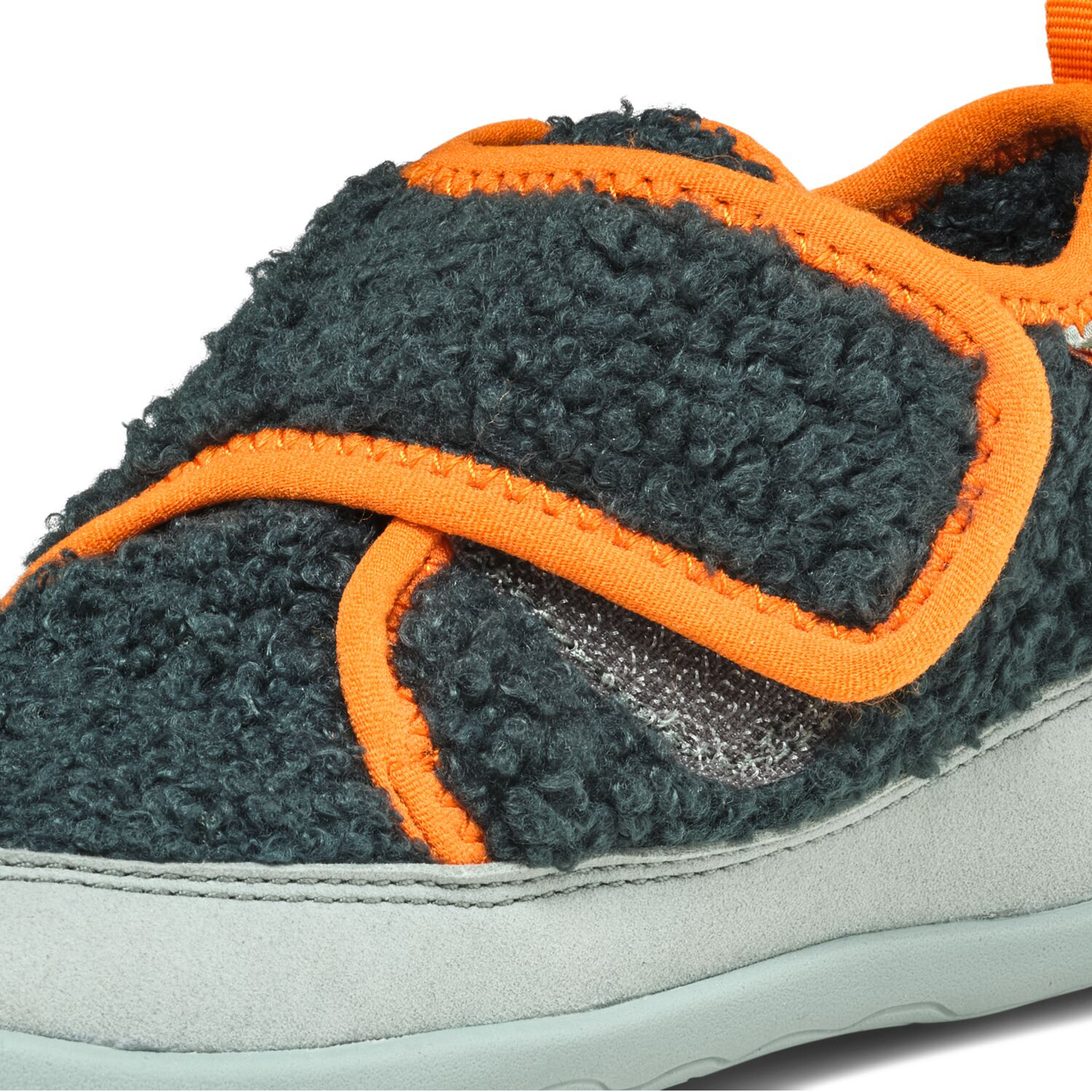 Veganer Hausschuh / Minimalschuhe aus recyceltem Fleece von AFFENZAHN * Bunny in Petrol *