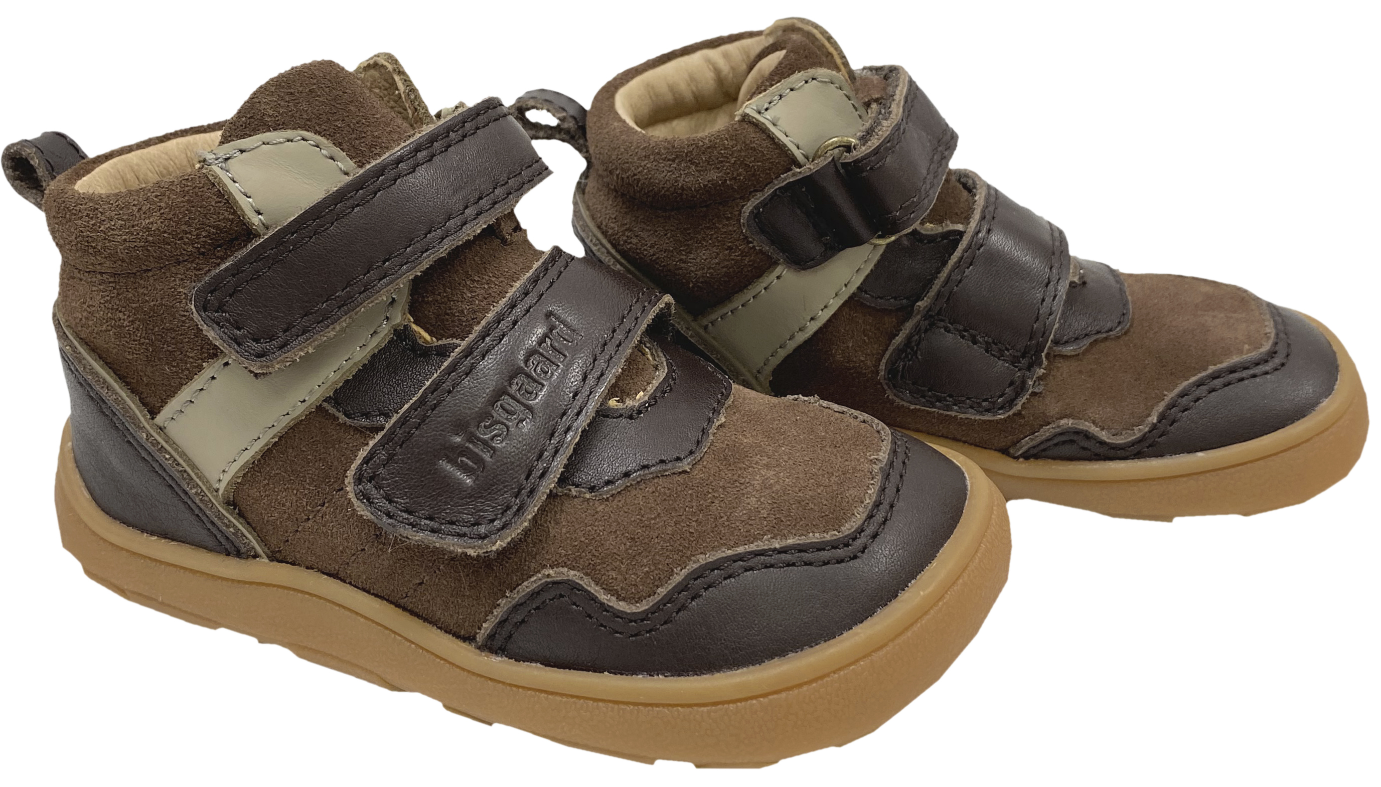 Halbhoher Barfußschuh aus weichem Leder von BISGAARD Barefoot * BECKY * in Braun