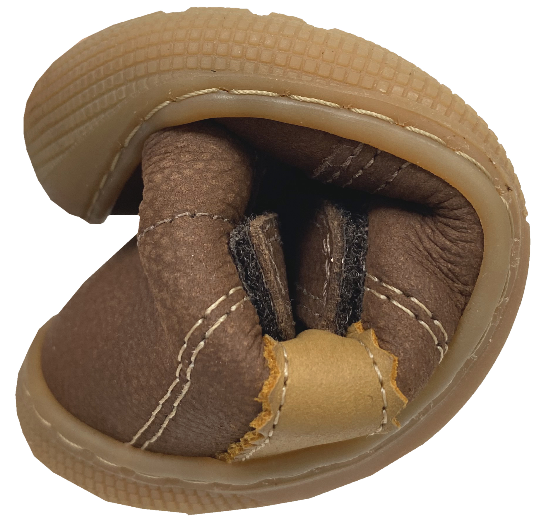 Hydroleder Barfußschuhe mit Wollfutter * DAVID 3.0 Wool * in DK Brown / Hellbraun von KOEL 07M070.233