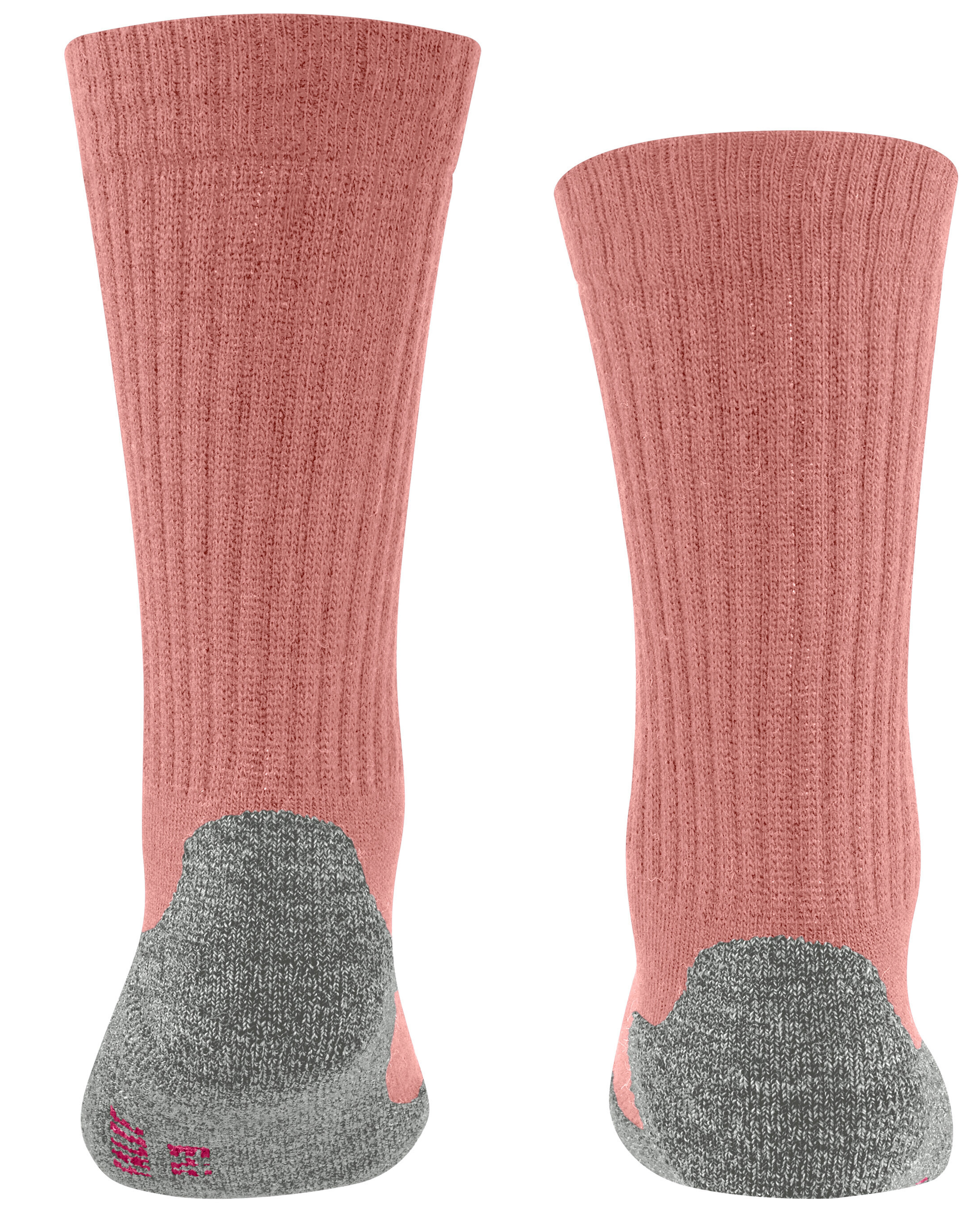 FALKE Active Warm in Wildrose Anatomische Rechts /Links Form Plüschsohle, Feuchtigkeitsabführend