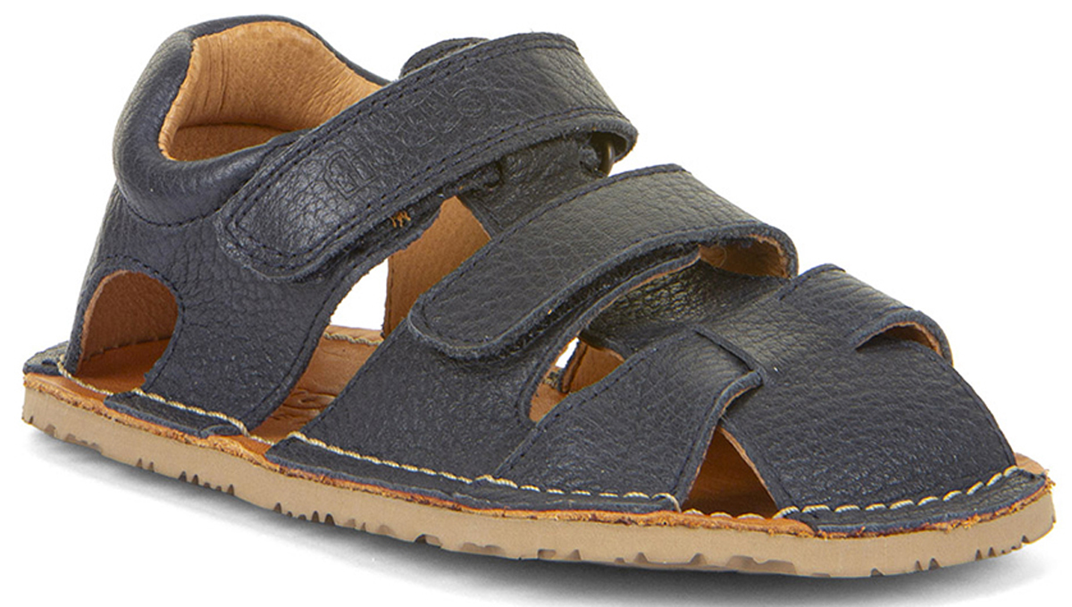 Barfußsandale aus Leder, Fersen & Zehenschutz von FRODDO *Flexy Avi* in Dark Blue G3150263