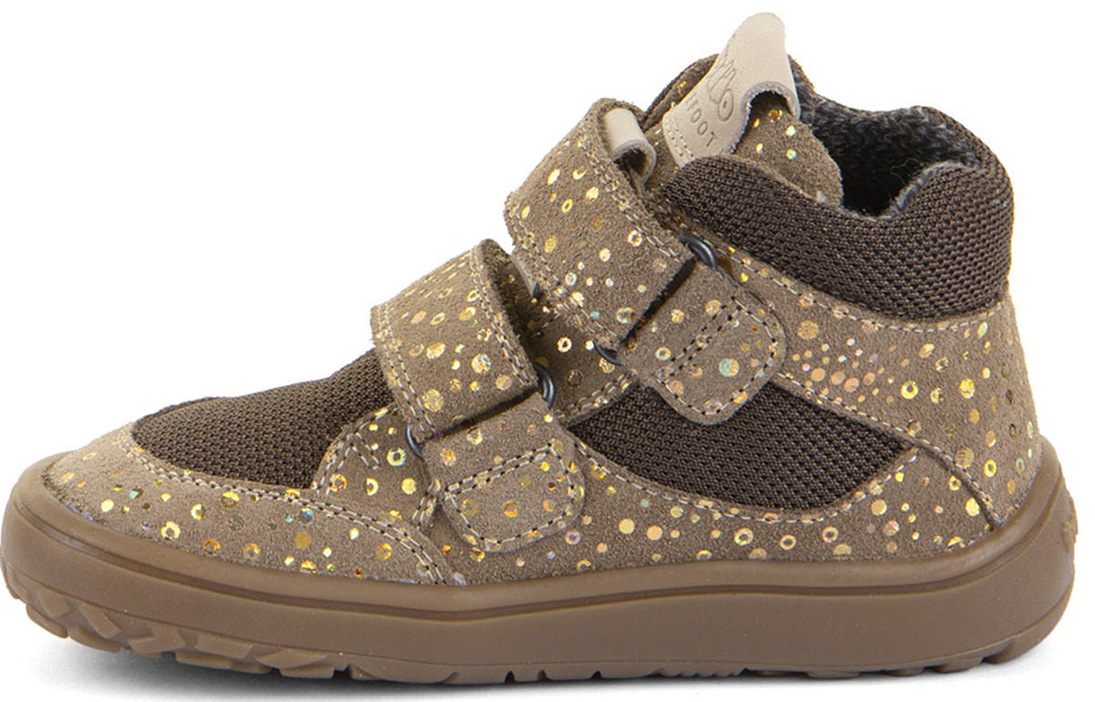 Minimalschuhe Knöchelhoch Leder & Mesh+TEX Membran FRODDO Barefoot *TEX AUTUMN* Gold Beige G3110266