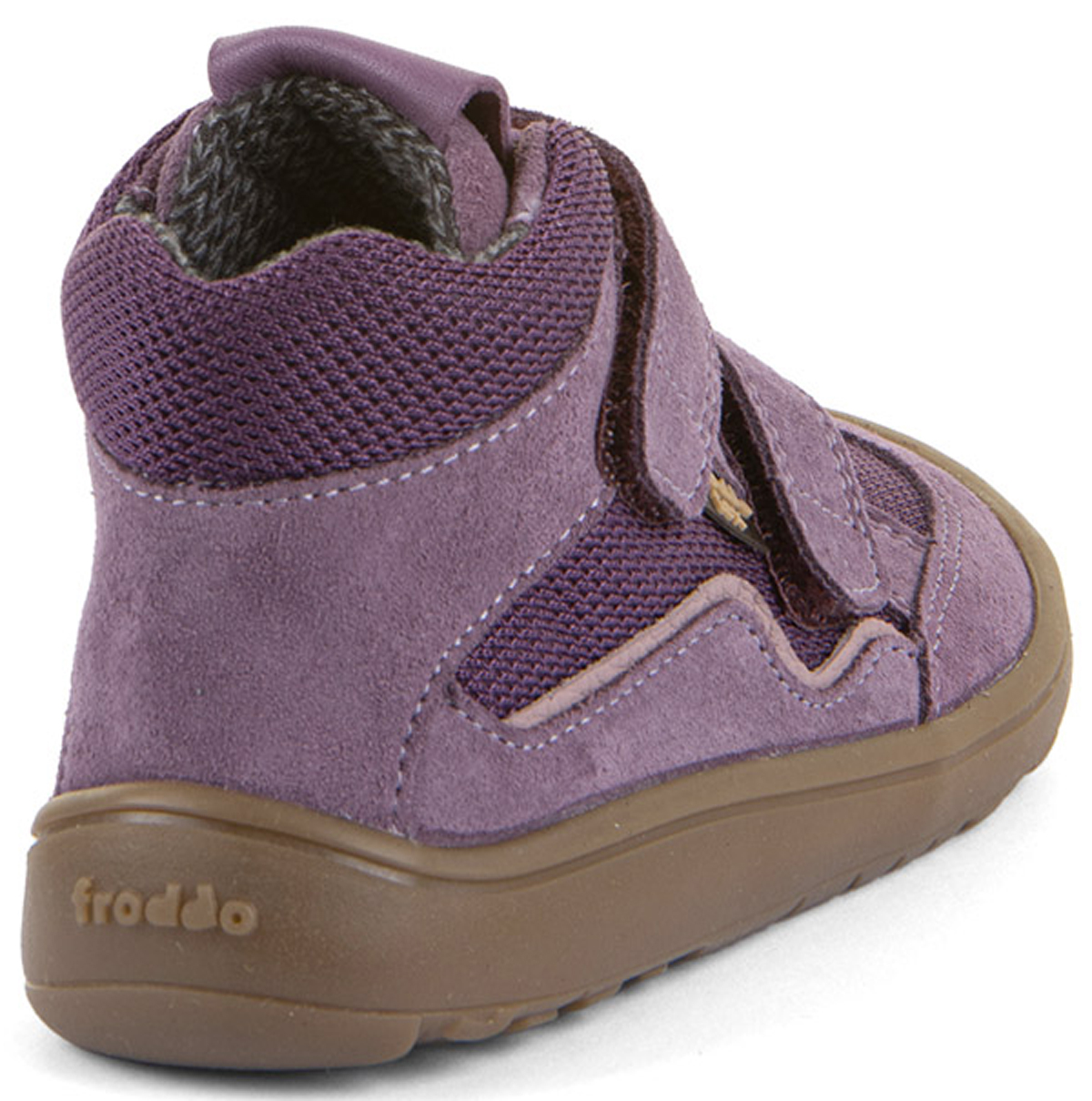 Minimalschuhe Knöchelhoch Leder & Mesh+TEX Membran FRODDO Barefoot *TEX AUTUMN* Violett G3110266