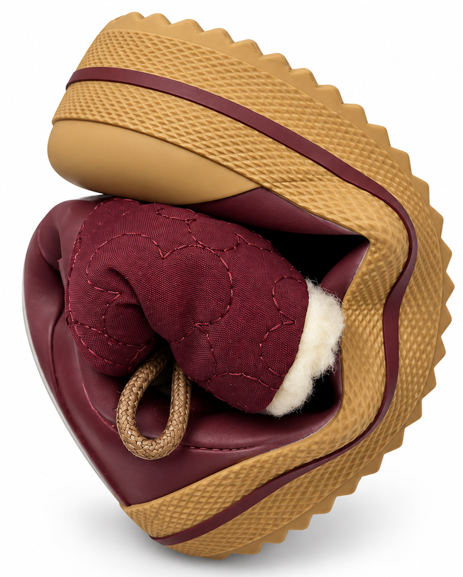 Wintergummistiefel mit Stulpe von BUNDGAARD - Barfußschuhe HAZY in Berry BG401062
