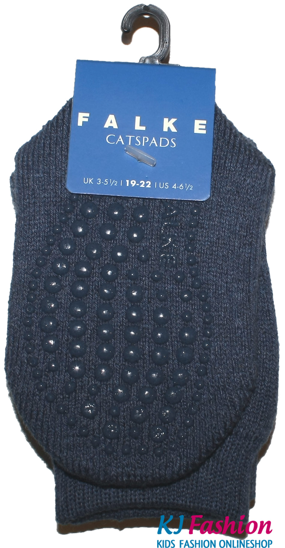 Catspads / Stopper Socken / Hausstrumpf von FALKE in Uni Jeansblau Farbe 6680