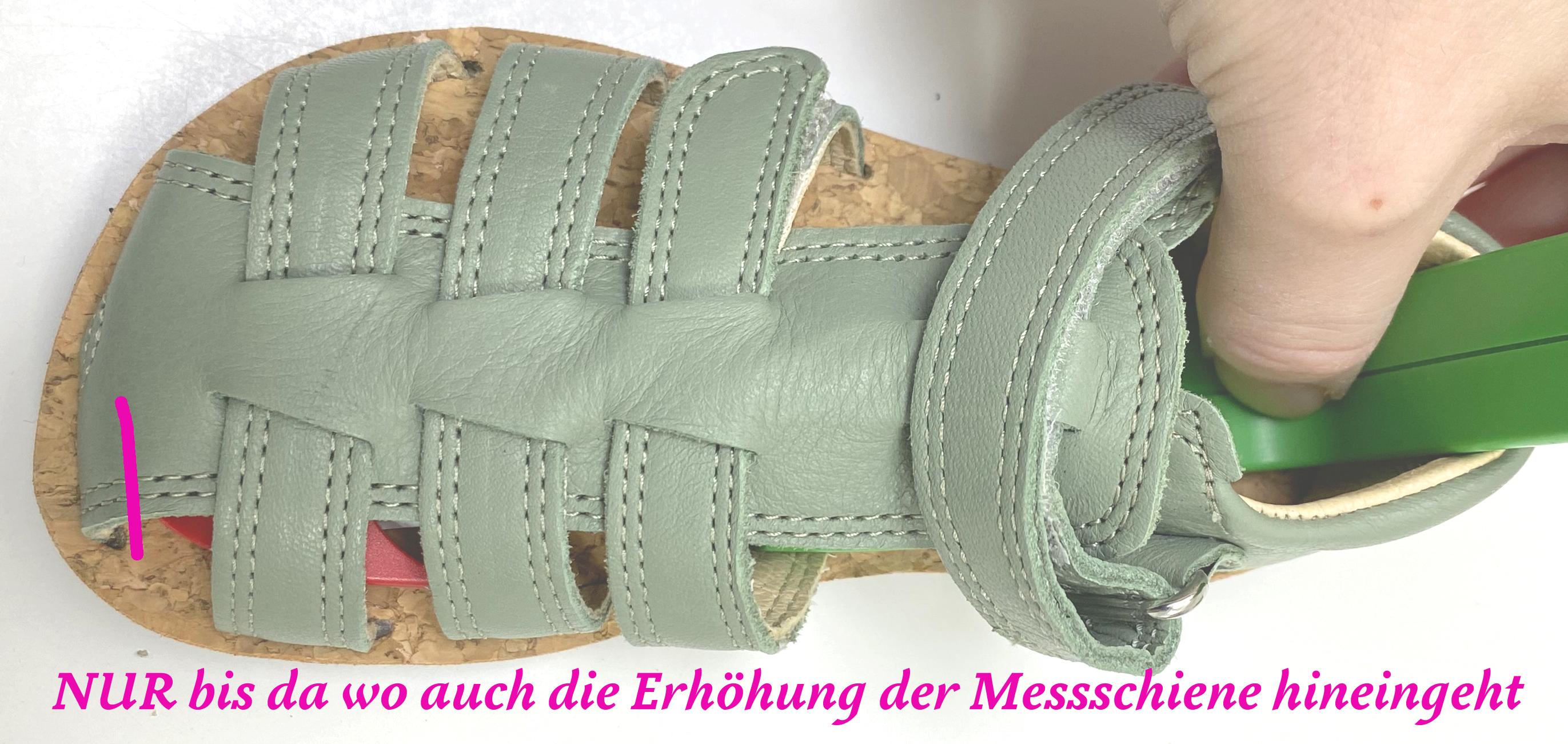 Barfußschuhe / Römersandale Zehen & Fersenschutz, Nappa Leder ARIN in Olive von KOEL 24M008.101