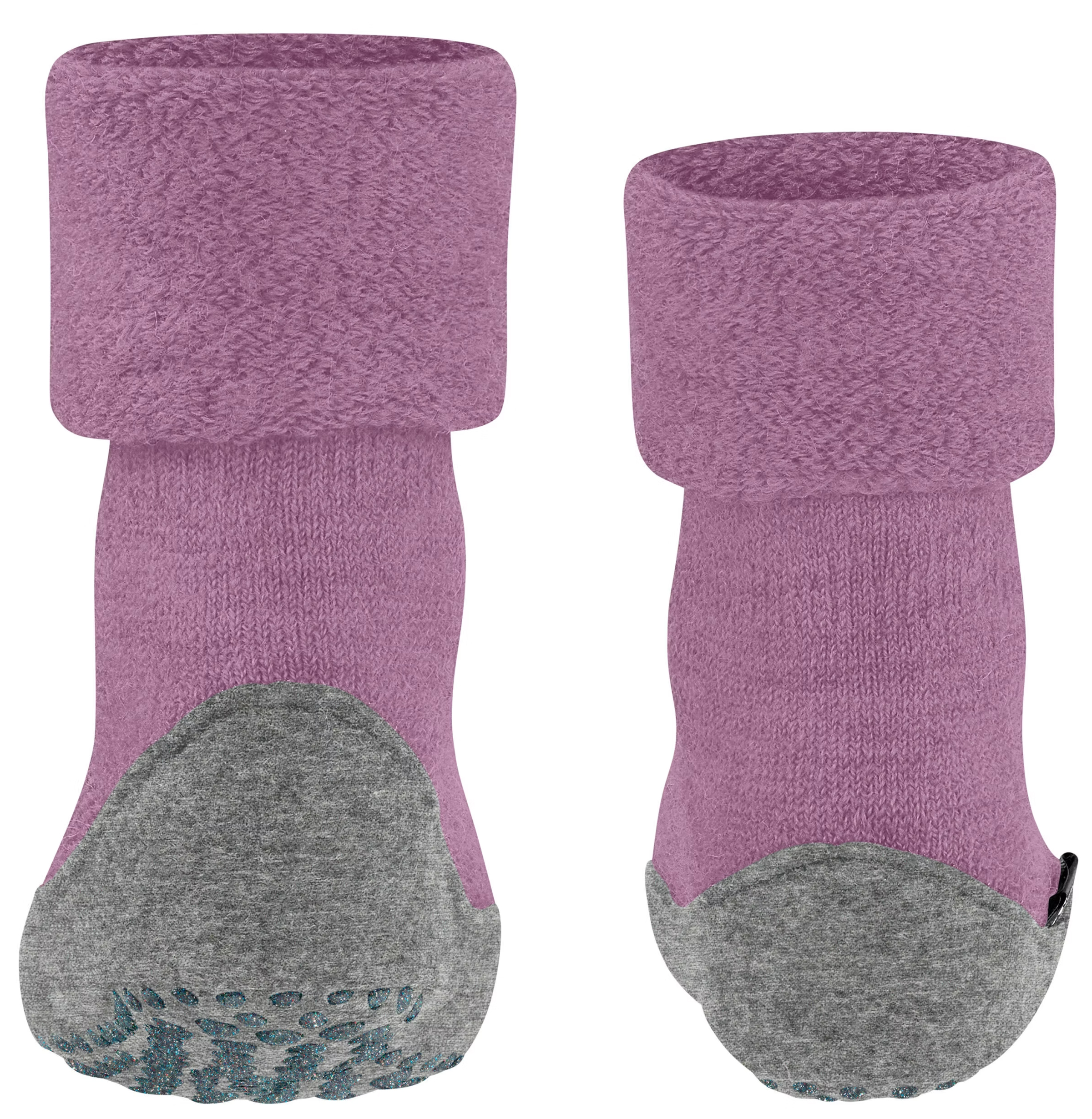 COSYSHOE rutschsicherer Hausschuh / Haussocke aus Wolle von FALKE in 8778 Blush / Altrose
