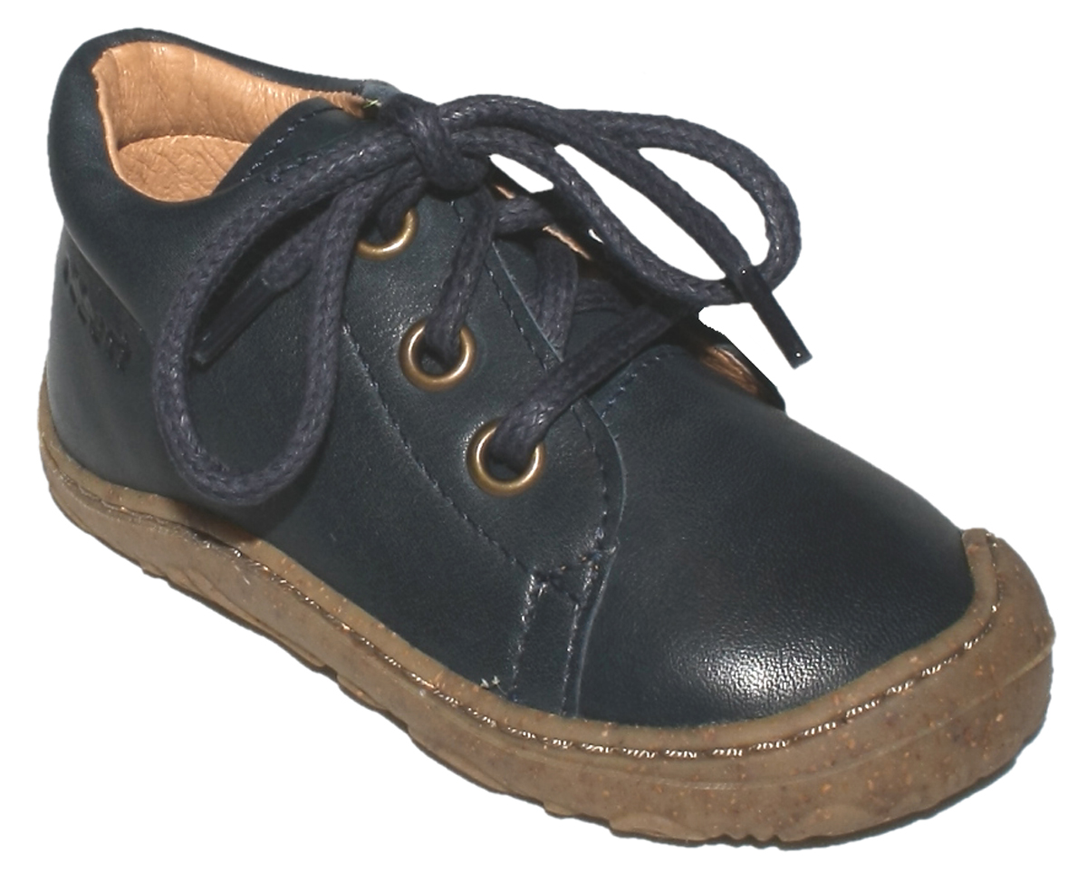 Super flexible Halbschuhe, Schmal, aus Leder in Dark Blue Schnürer von FRODDO 30177