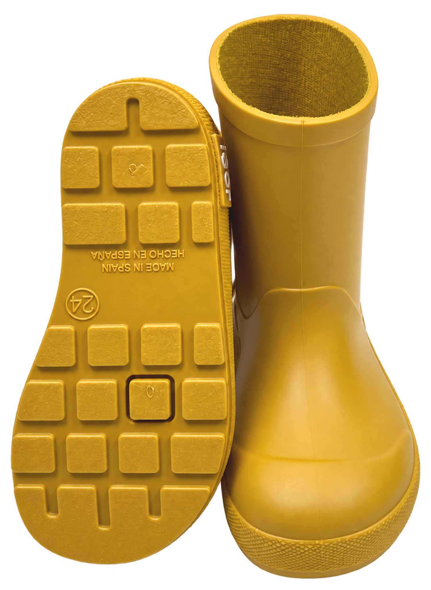 Super leichte & flexible Barfußgummistiefel YOGI von IGOR aus Spanien in Yellow
