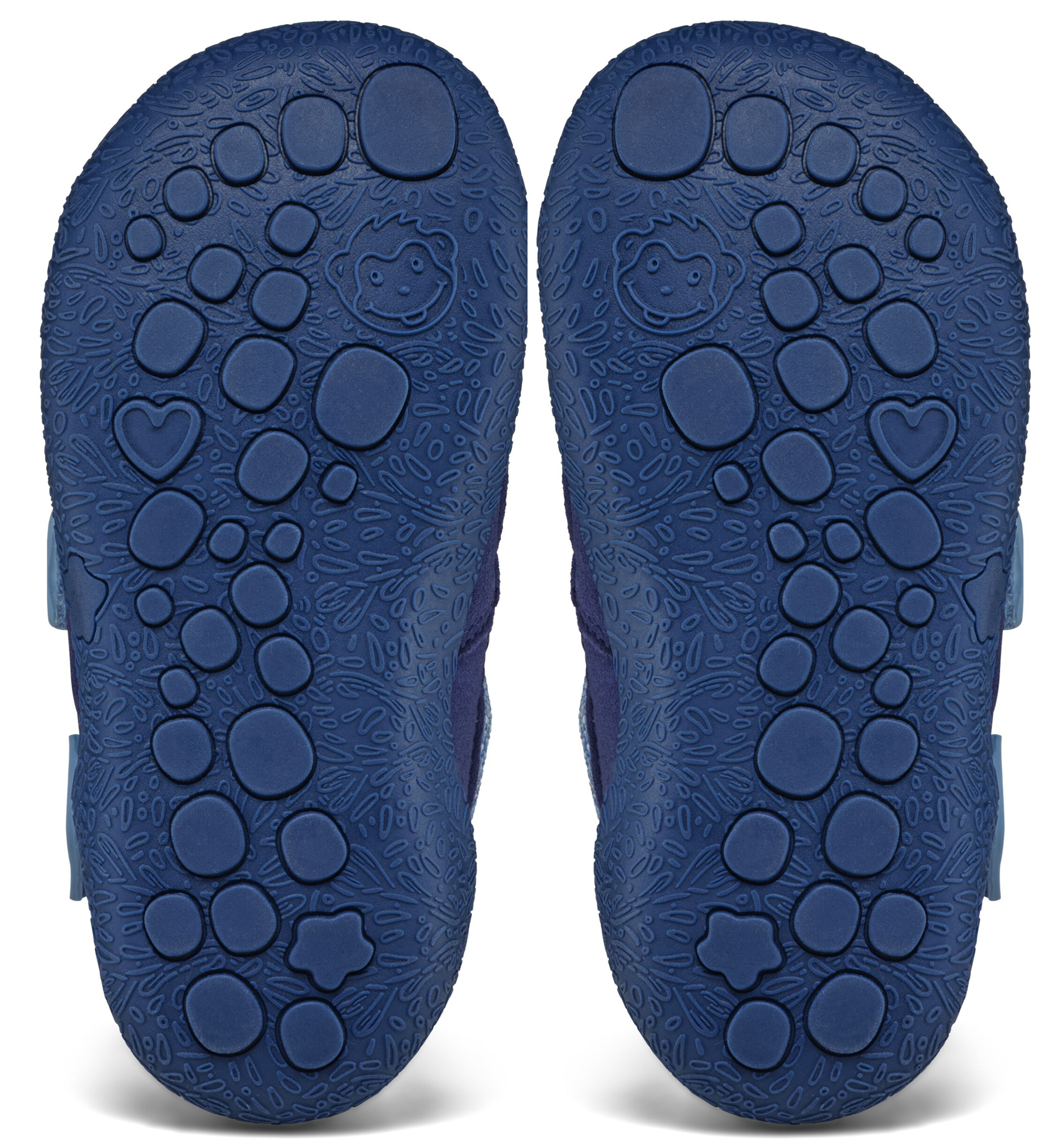 Veganer Midboot  SNUGGY mit Winterfutter von AFFENZAHN in Blau Motiv Elephant