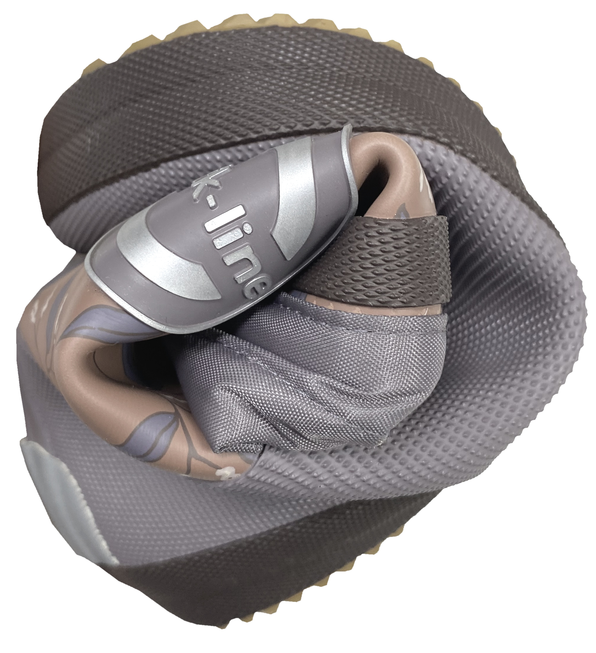 Barfuß Gummistiefel Winterfutter Wollmix Space auf Night Blue von MIKK LINE