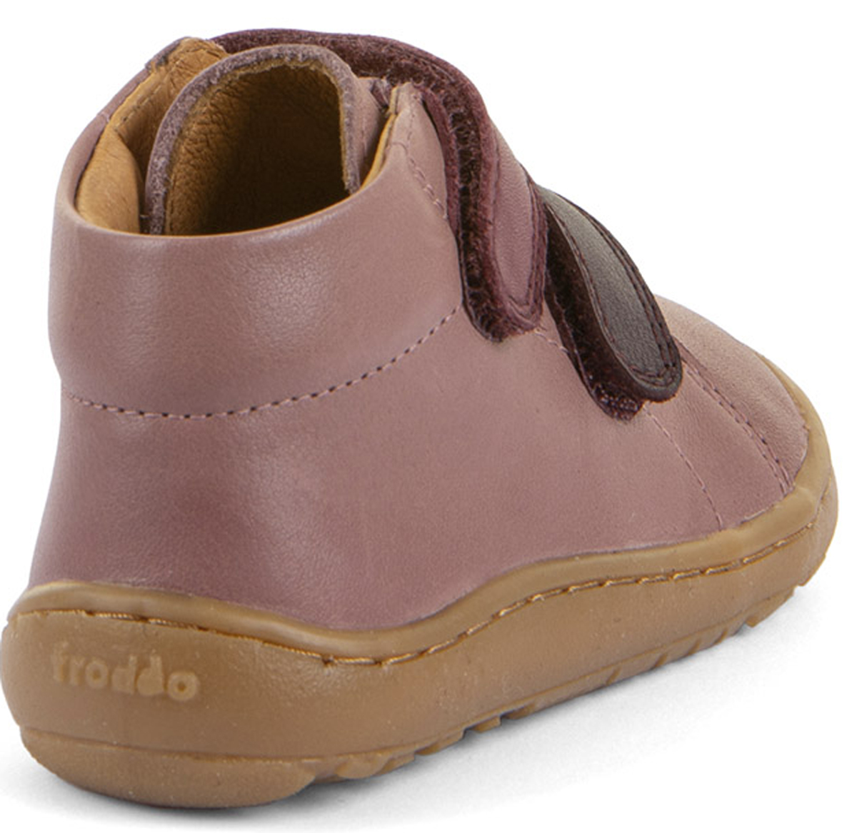 Barfußschuhe knöchelhoch aus Nappaleder von FRODDO in Alt Rosa *First Step* G2130369