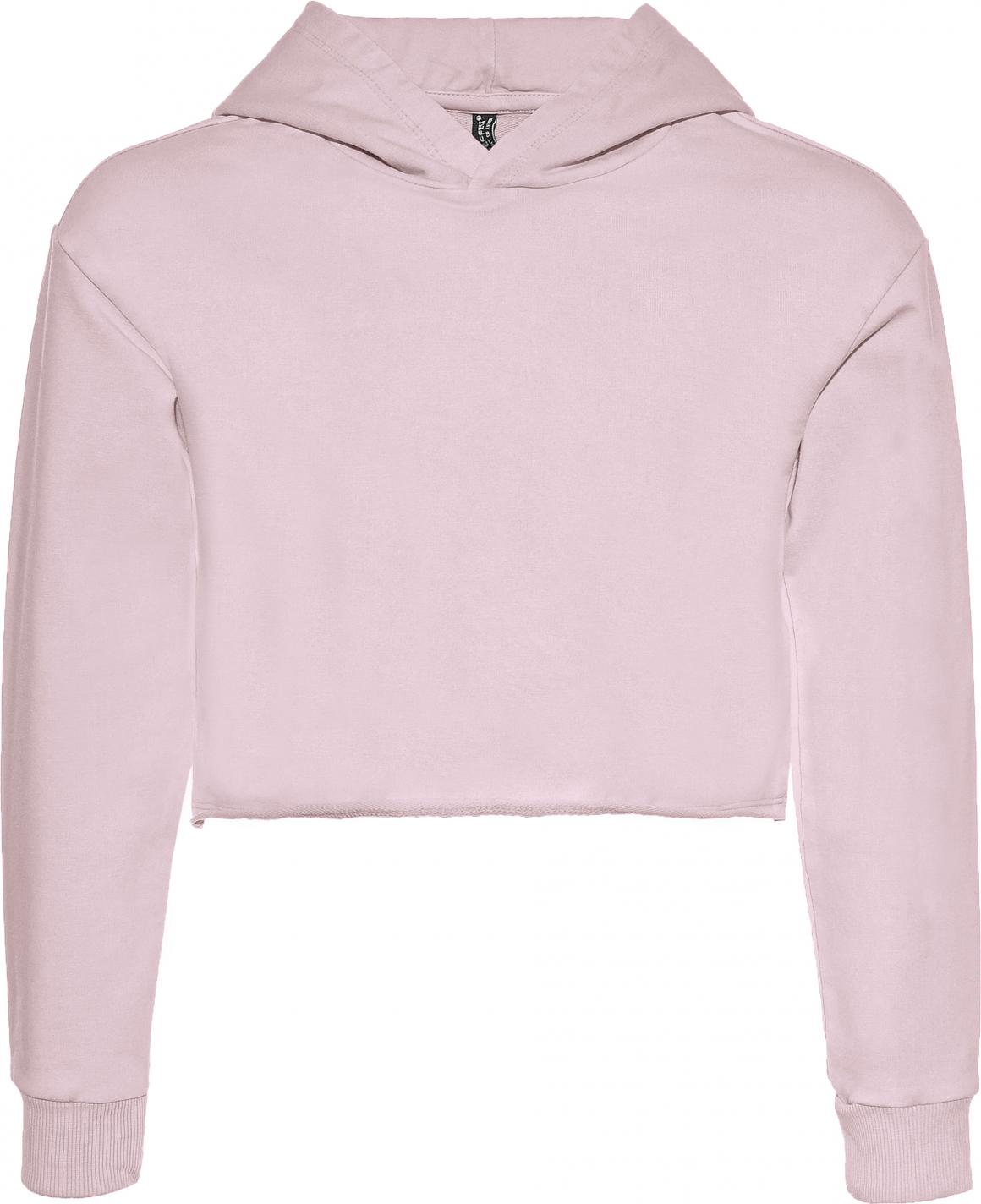 Schlichtes Boxy Sweat / Hoodie aus BW Sweat in Dusty Rose Used von BLUE EFFECT  5615