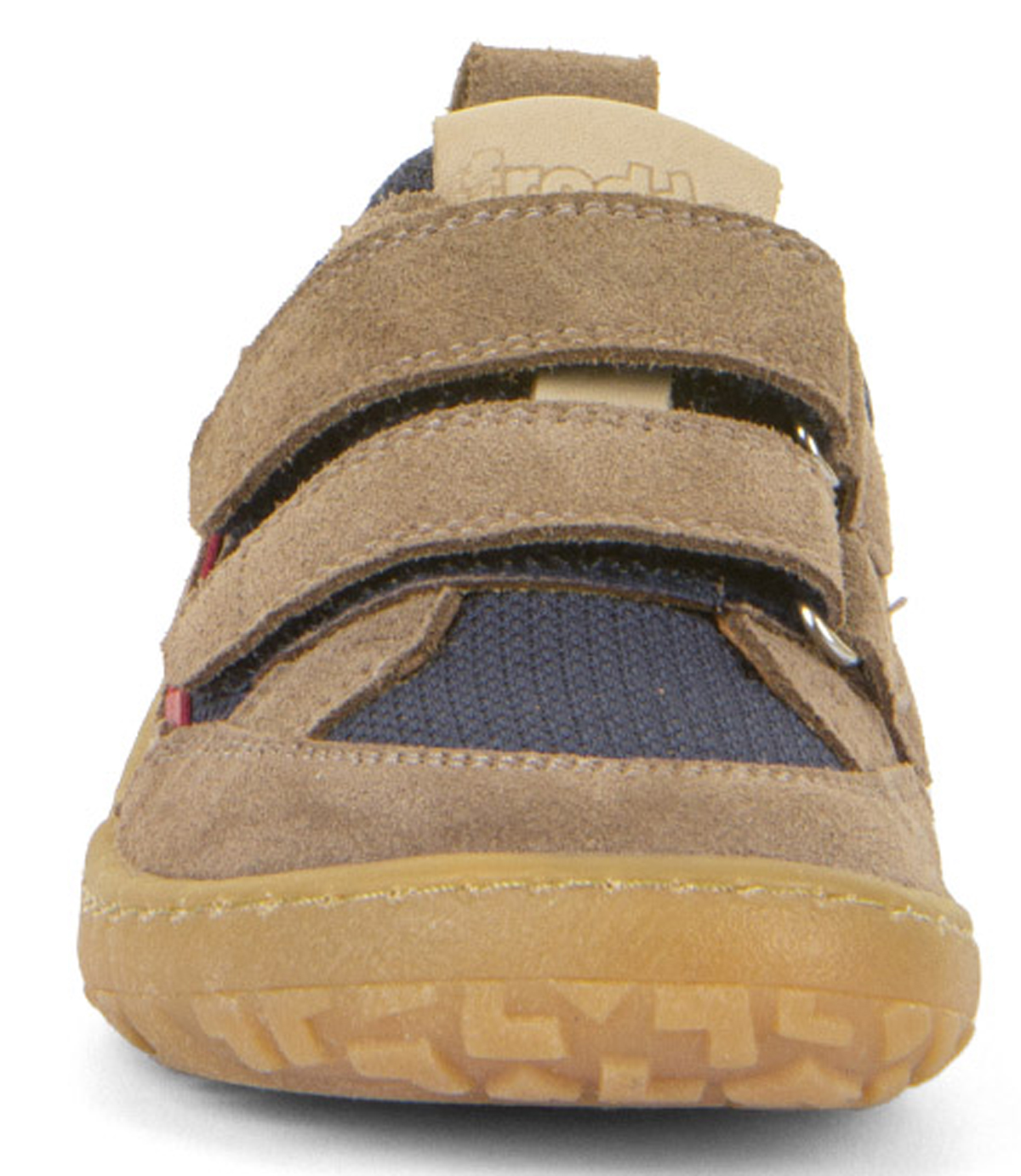 Mega flexible Sneaker *Barefoot Basic* Leder + Mesh Besatz in Beige / Denim v. FRODDO G3130260