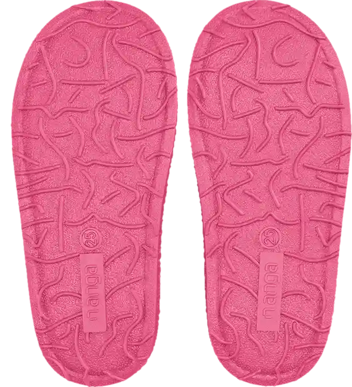 Schlupf - Hausschuhe aus Wolle, TPR Sohle von NANGA * Einhorn / Unicorn 2.0 in Pink *
