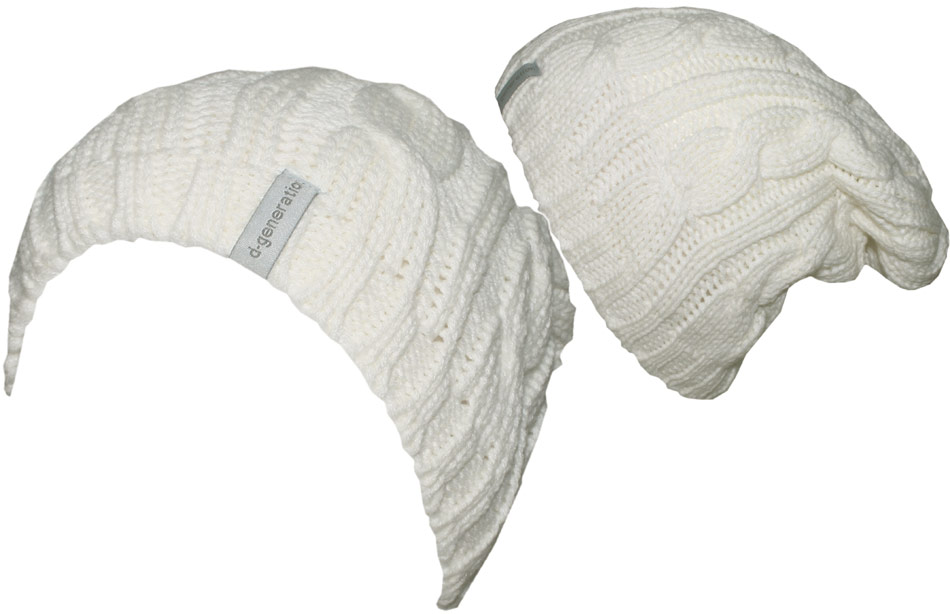 Grobstrickbeanie mit Zopfmuster und breitem Fleeceband innen ausgelegt Farbwahl von DÖLL