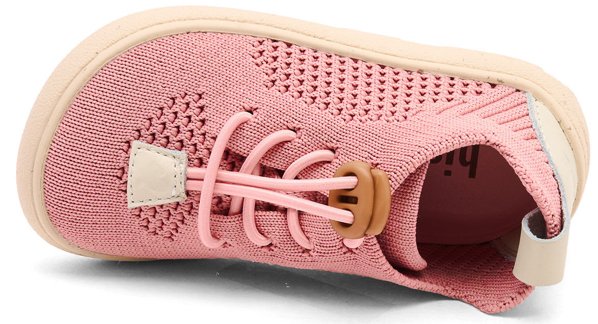 Barfußschuh JUA in Matt Rose aus Mesh mit Schnellverschluss von BISGAARD Barefoot
