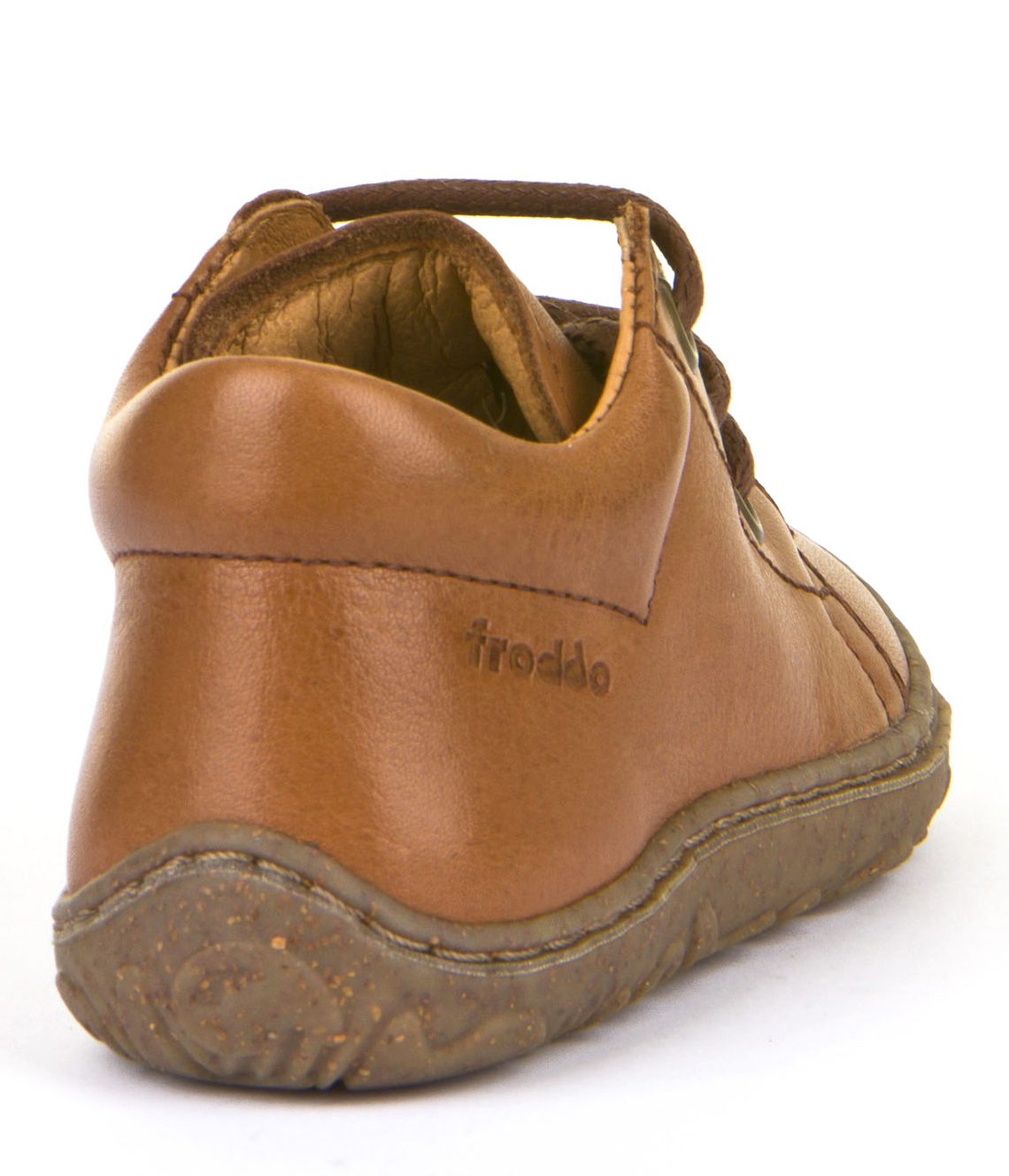 Flexible Halbschuhe, Schmal, aus Leder, z.schnüren in Cognac von FRODDO 30204-3