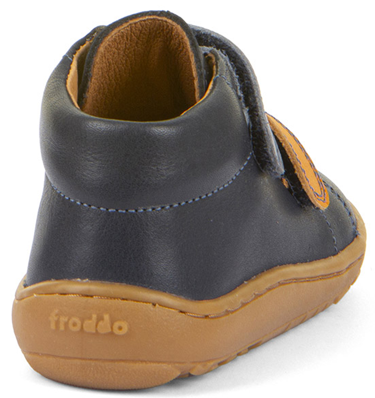 Barfußschuhe knöchelhoch aus Nappaleder von FRODDO in Navy *First Step* G2130360