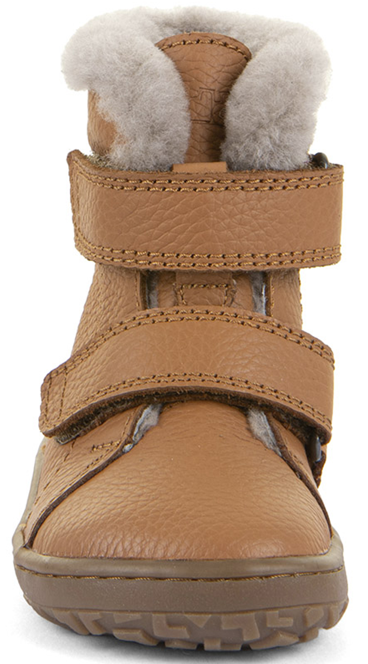Barfußschuhe / Winterstiefel Nappaleder COGNAC mit Lammfellfutter von FRODDO Barefoot G3160248