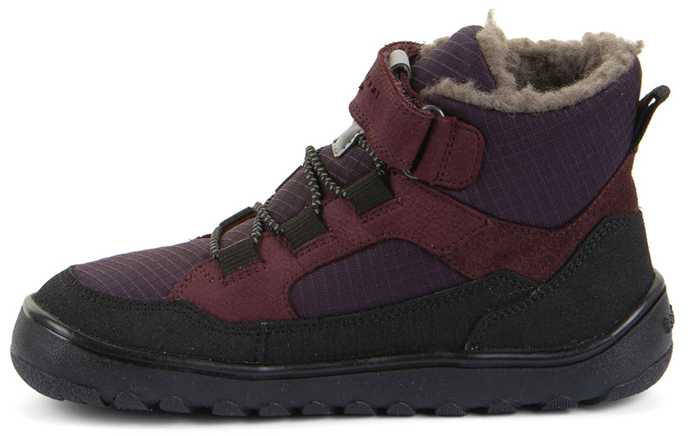 Waldkita Barfußschuh + Schurwollfutter & TEX M. Barefoot UP Path von FRODDO DK Bordeaux G3110288