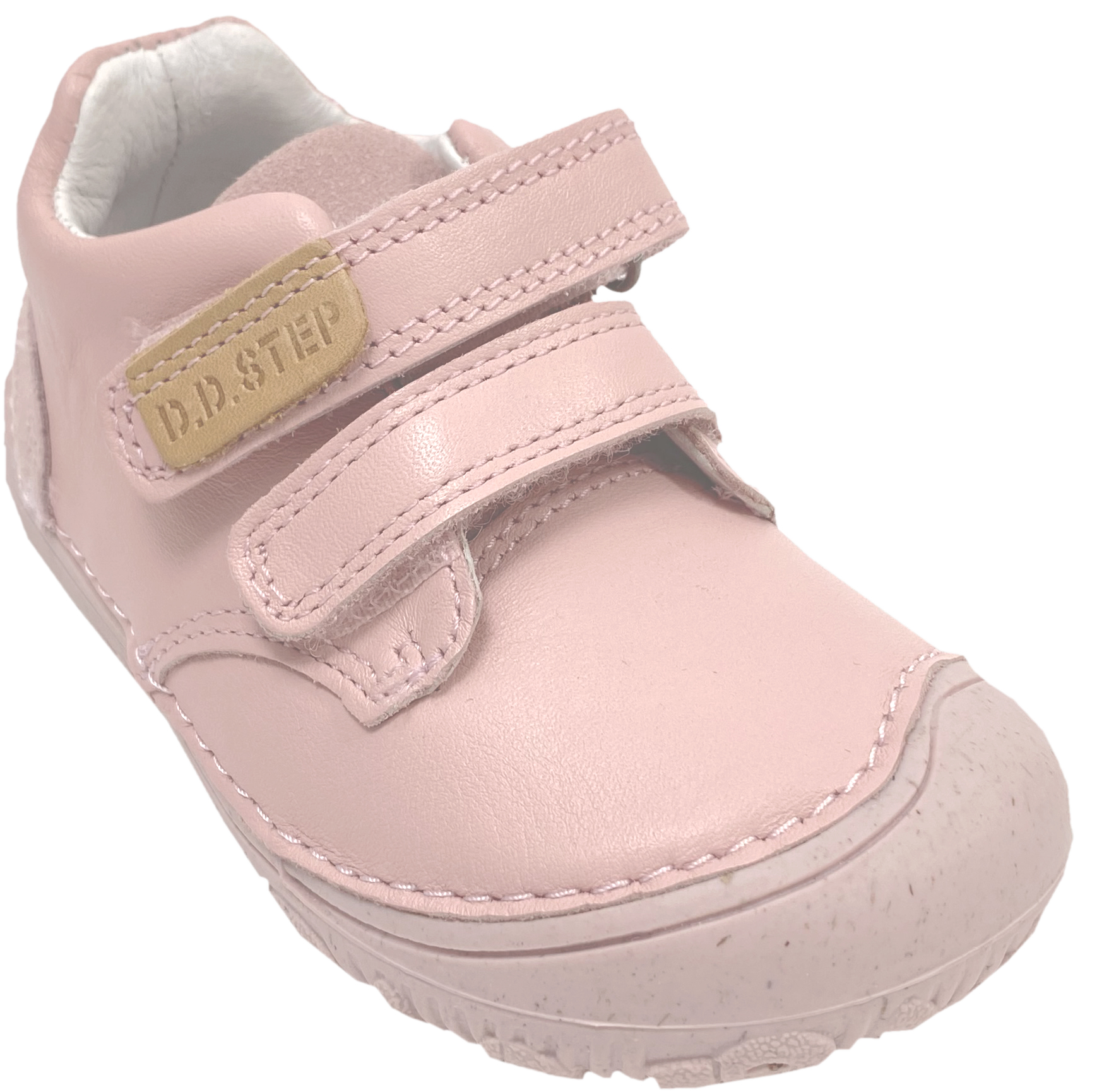 Knautschige Leder Halbschuhe / Minimalschuhe von D.D.Step Barefoot in Uni Rosa