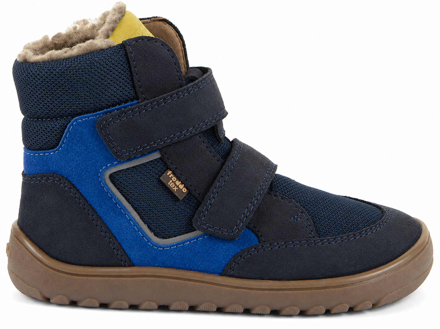 Barfußschuhe / Winterstiefel + Schurwollfutter Barefoot UP Hill Wool von FRODDO Dark Blue G3160262