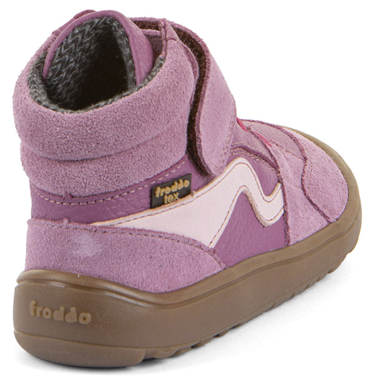 Halbhohe Barfußschuhe, TEX Membran & Textil Futter FRODDO *Barefoot TEX Go * in Fuxia Pink G3110265