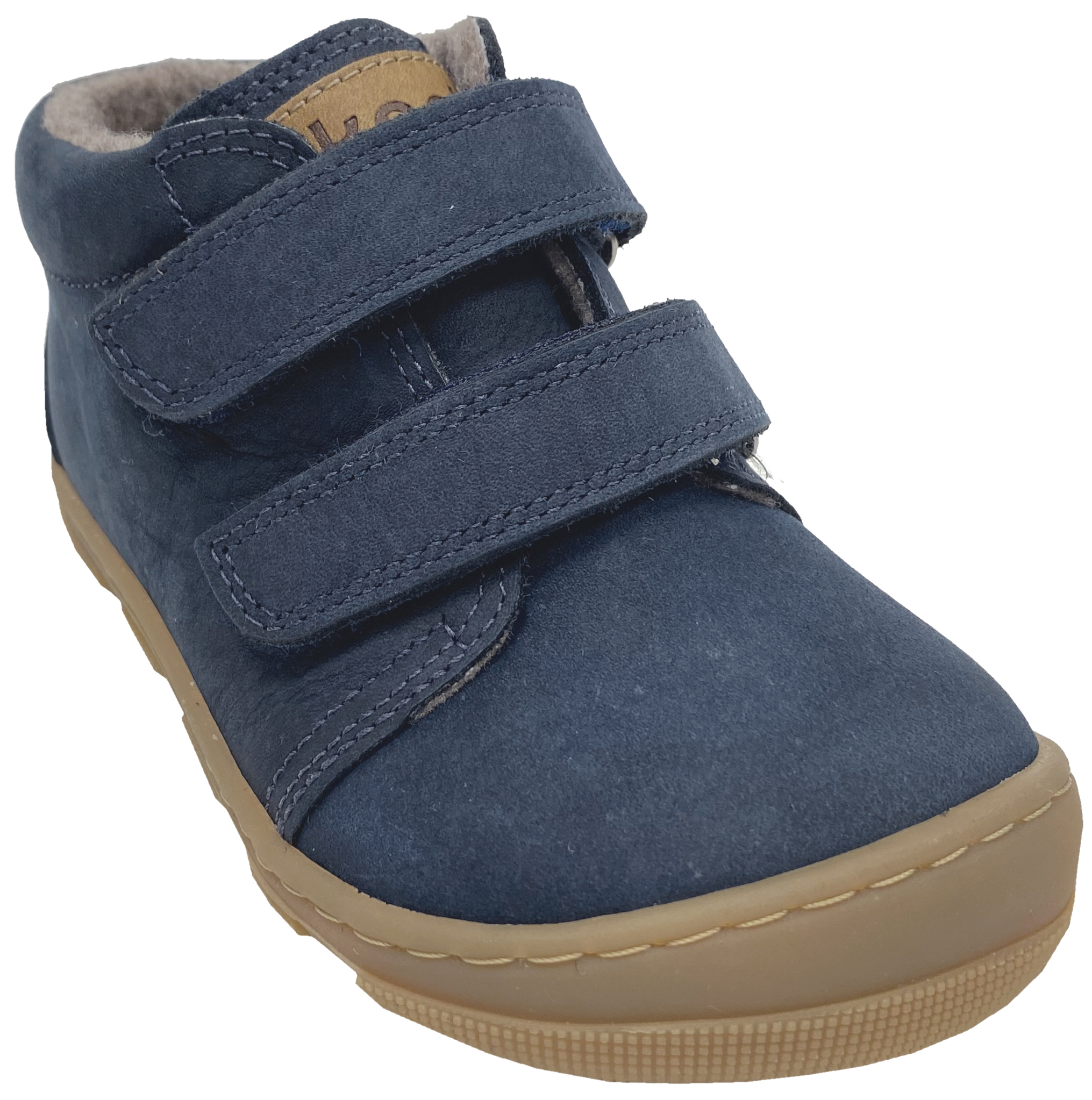 Barfußschuhe *KARI Wool Extra Wide* v. KOEL Hydro Leder+Wollfleece Futter Navy 15W002.233