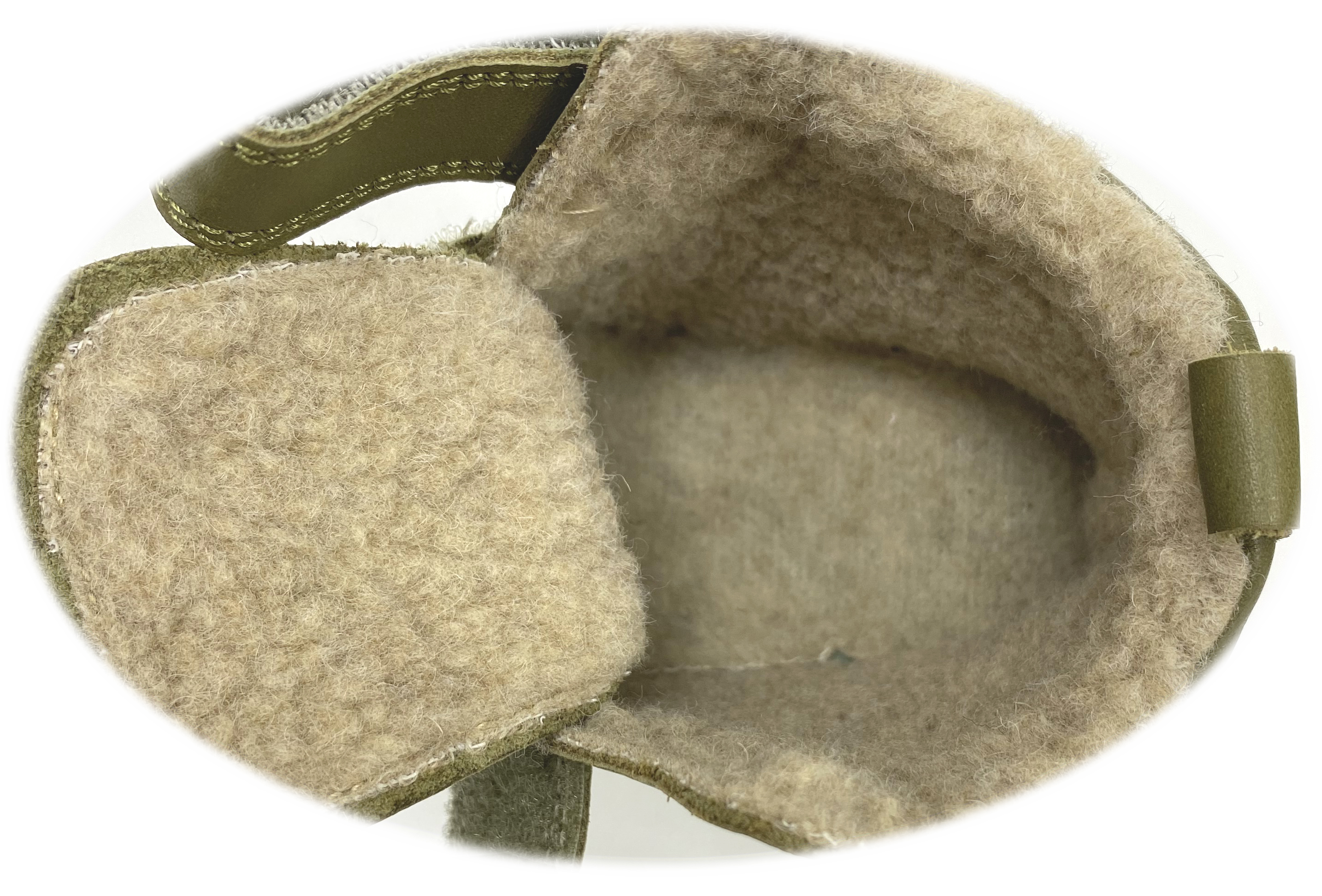 Naturino Barfuß Winterstiefel Nappa Leder *WIGGHI* m. Wollfutter in Cognac