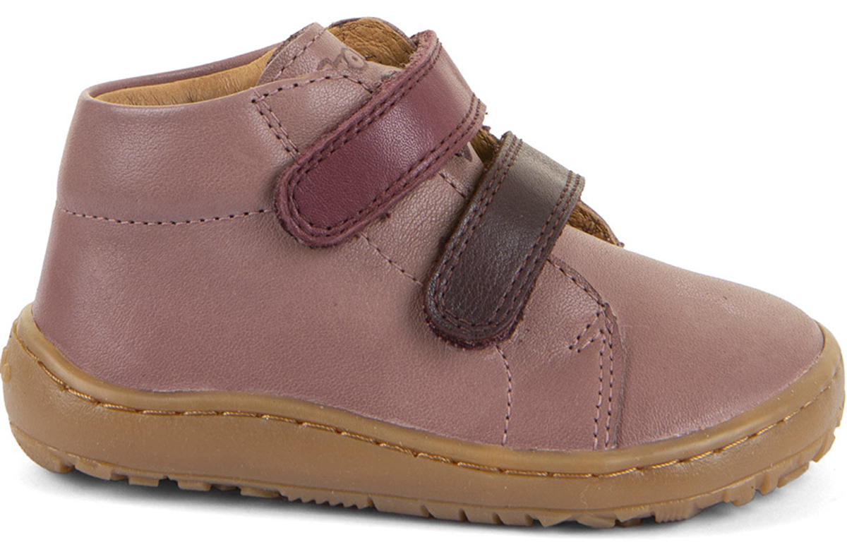 Barfußschuhe knöchelhoch aus Nappaleder von FRODDO in Alt Rosa *First Step* G2130369