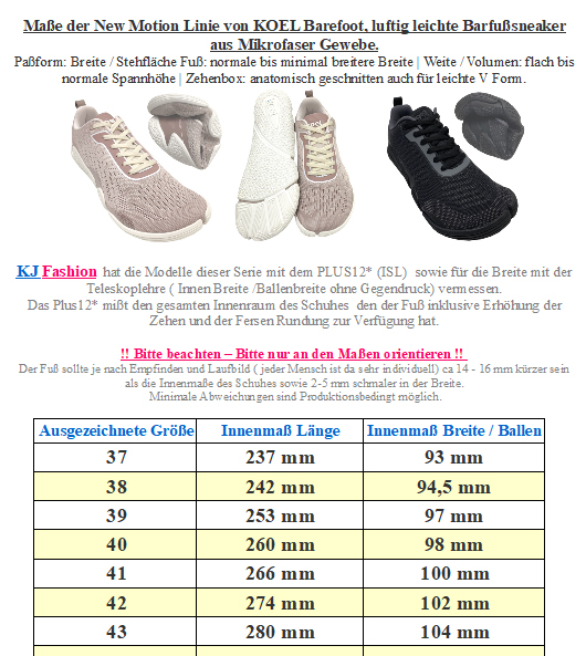 Luftig leichte Barfußsneaker aus Mesh Knit von KOEL Barefoot NILA in schwarz 26M003.50E