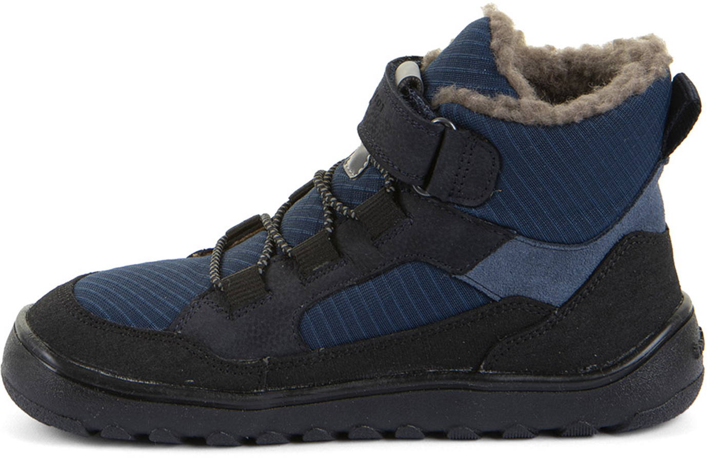 Waldkita Barfußschuh + Schurwollfutter & TEX M. Barefoot UP Path von FRODDO Black Blue G3110288
