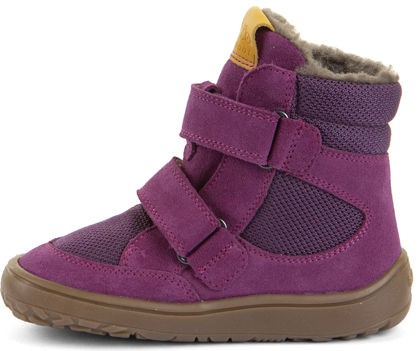 Winterstiefel Leder + Mesh +TEX +Schurwollfutter Pink/Lila FRODDO Barefoot G3160247