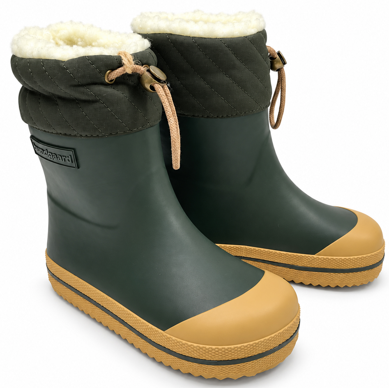 Wintergummistiefel mit Stulpe von BUNDGAARD - Barfußschuhe HAZY in Pinie BG401062