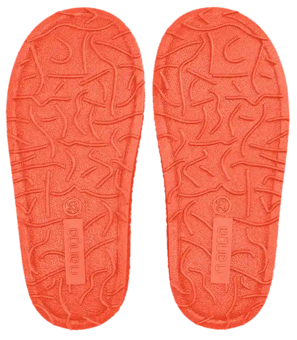 Schlupf - Hausschuhe aus Wolle, TPR Sohle von NANGA in Orange Modell * FOX / Fuchs 2.0 *